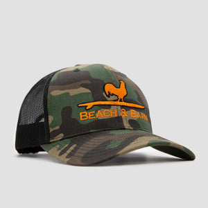 Surfing Rooster Snapback Hat